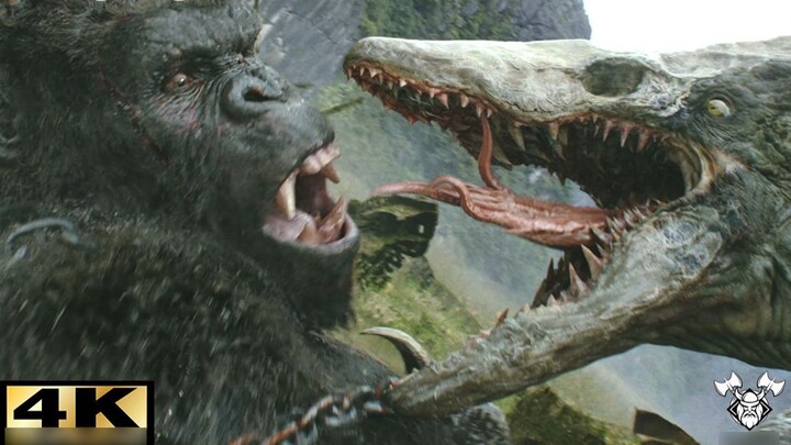 [Suntingan]Pertarungan King Kong dan Skullcrawler