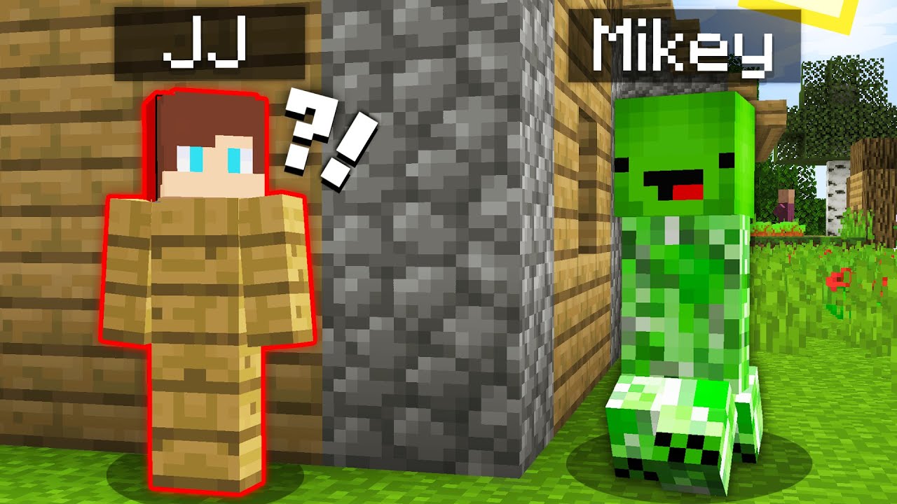 JJ vs Mikey Hide And Seek Transform Prank in Minecraft Challenge (Maizen  Mizen Mazien) Parody - BiliBili