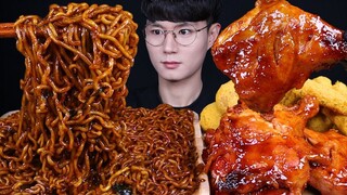 [Mukbang TV] - Mì tương đen và gà nướng | ASRM