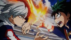 Midoriya izuku vs Shoto todoroki 🔥‼️#MHA