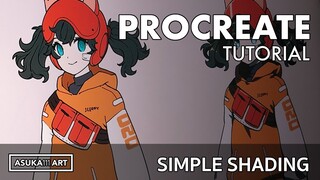 Procreate tutorial 10 - Simple Shading | สีและเงาแบบง่าย