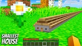 What's INSIDE the LONGEST SMALLEST HOUSE in Minecraft ? I found a TINY VILLAGER HOUSE !