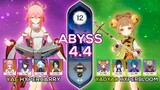 C0 Yae Miko Hypercarry & C6 Yaoyao Hyperbloom - Spiral Abyss 4.4 - Genshin Impact