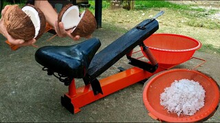 Kudkuran with Spring (Manual Coocunot Grater) Welding project | How to make | Diy | Wolangqueentv