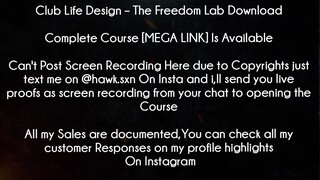Club Life Design Course The Power Of Instagram Download