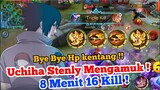 Uchiha Stenly Membara ! 16 kill Dalam 8 menit ! Top Hayabusa Indonesia ! Mobile Legends