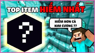 TOP 10 vật phẩm HIẾM hơn KIM CƯƠNG | MINECRAFT