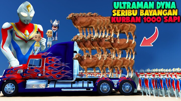ULTRAMAN DYNA SERIBU BAYANGAN KURBAN 1000 SAPI, UPIN IPIN SENANG - GTA 5 ULTRAMAN