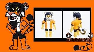 My new Roblox avatar + Art for myself again 🐯
