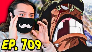 THIS ONE PIECE FIGHT WAS AMAZING!!!!! One Piece REACTION Episode 709