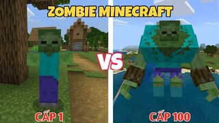 KHI ZOMBIE TRONG MINECRAFT ĐƯỢC TĂNG || SỨC MẠNH LÊN CẤP 100 SẼ NTN