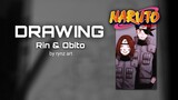 [Naruto Shipuden]Aku selalu merindukan hadir mu Rin. Drawing Obito uchiha & Rin🎨