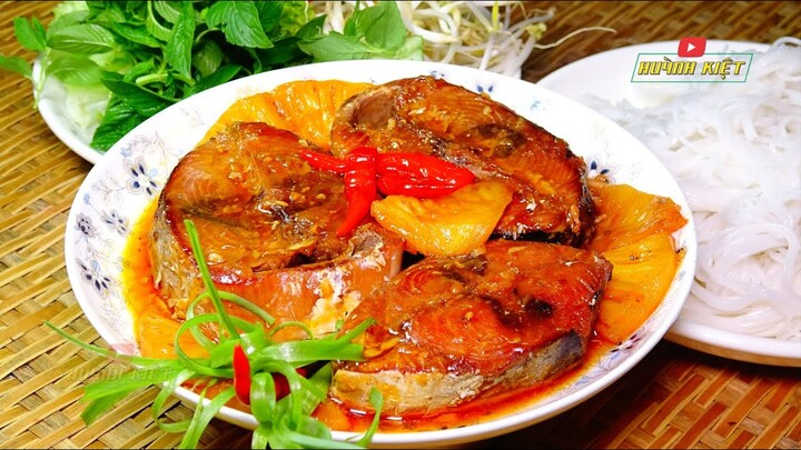 Cá Ngừ Kho Thơm, Kho cá cách này thịt mềm dẻ thơm rất ngon, Huỳnh Kiệt