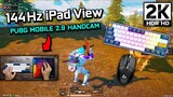 [Handcam] 144Hz iPad View 🔥 พับจีโมบาย PUBG MOBILE PC 90 FPS Emulator Gameloop 7.1 (1440p)