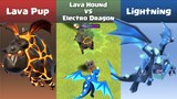 Every Level Lava Hound VS Every Level Electro Dragon | Clash of Clans