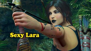 Badass Lara having fun with the Jaguars