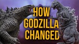 HOW GODZILLA CHANGED | The many faces of Godzilla |  monsterverse