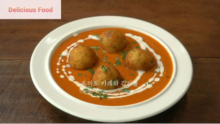 How to cook : Tomato curry and potato balls 1  #congthucmonngon