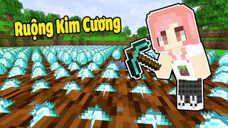 HEBI THỬ THÁCH 24 GIỜ TRỒNG CÂY KIM CƯƠNG TRONG MINECRAFT*NẾU HEBI SỞ HỮU CÂY KIM CƯƠNG