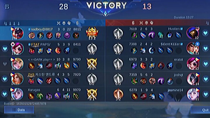 MVP from mlbb