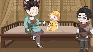 ชูไดไดกลับบ้านจากการล่าสัตว์