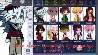 Demon slayer characters is in (gachaclub) presets now 😱