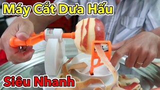 Lâm Vlog - Dùng Thử Máy Gọt Vỏ Táo Siêu Tốc và Dụng Cụ Cắt Dưa Hấu Siêu Nhanh