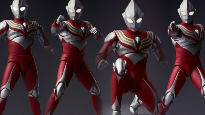 [Ice King Time] Ultraman Tiga khắc xương thật SHF (Loại mạnh mẽ)