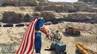 GTA 5 - Homelander destroyed Marines Secret Activity