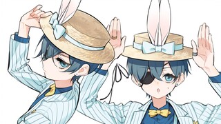 [ Black Butler ] Rabbit Ear Bo painting process