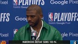"This loss is entirely my fault" Chris Paul scared of Luka monster in Suns loss Game 3 to Mavericks
