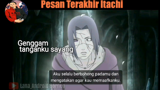 pesan terakhir Itachi