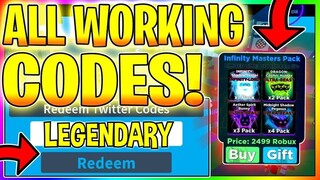 ALL 40 WORKING SECRET CODES! Ninja Legends Roblox November 2021