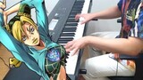 Mainkan JoJo no Kimyou na Bouken part6 - Stone Sea "Jolyne's Theme" pada piano elektronik
