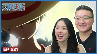 LUFFY VS SENTOMARU ROUND 2!! | One Piece Episode 521 Couples Reaction & Discussion