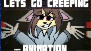 Lets go creeping 🎶 FNAF ANIMATION //FLIPACLIP // simple test AMV