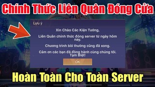 Chính thức Liên quân đóng cửa vĩnh viễn sau 5 năm gắn bó - Hoàn lại tiền cho toàn server Hàn Quốc