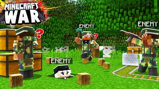 watching ENEMIES move into a TOP SECRET Minecraft Base! (Minecraft War #56)