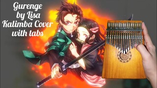 Demon Slayer: Kimetsu no Yaiba Gurenge Thumb piano/Kalimba Cover with tabs