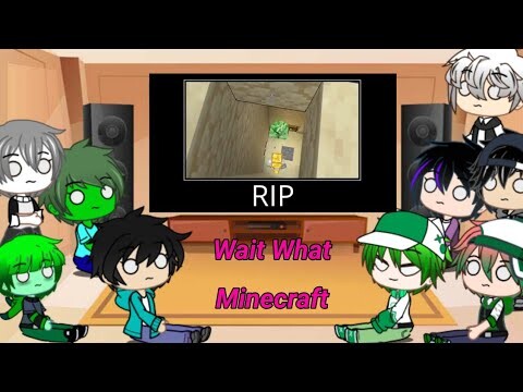 Monster School react to WAIT WHAT (Minecraft) (@Not Safe ) Part 1
