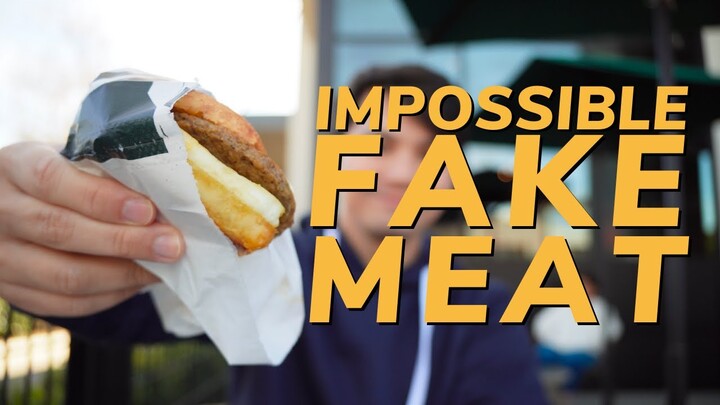 Trying Fake Meat for the First time: Starbucks Impossible Breakfast Sandwich | Filipino Food Vlog
