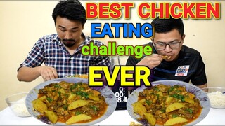 Best chicken EATING CHALLENGE ever Manipuri || Yen thongba chaba hanba thuba tanaba