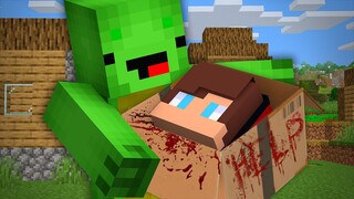 OMG Mikey found A JJ’s Head in The Box in Minecraft - Maizen challenge