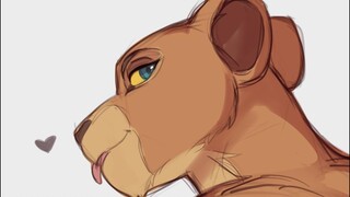 [Lông]Màn tô màu sư tử nala