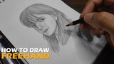 Fastest Method To Draw A Face | FREEHAND Tips And Tutorial for Beginners