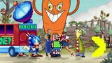M.U.G.E.N Request Battle: Sonic Mania, Rocko, Clarence, & Anna vs. Pac-man, Ed, Dexter & Sakura