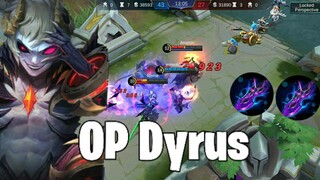 OP DYRUS GAMEPLAY 2 SCARLET PHANTOM(MLBB)