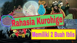 Inilah Alasan kurohige Mampu Memiliki Dua Buah Iblis One piece