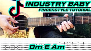 Lil Nas X - Industry Baby (Guitar Fingerstyle) Tabs + Chords