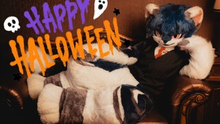 【Fursuit Dance】สุขสันต์วันฮาโลวีน❤Trick or treat! สุขสันต์วันฮาโลวีน/Canglan/เต้นรำชุด*ว์